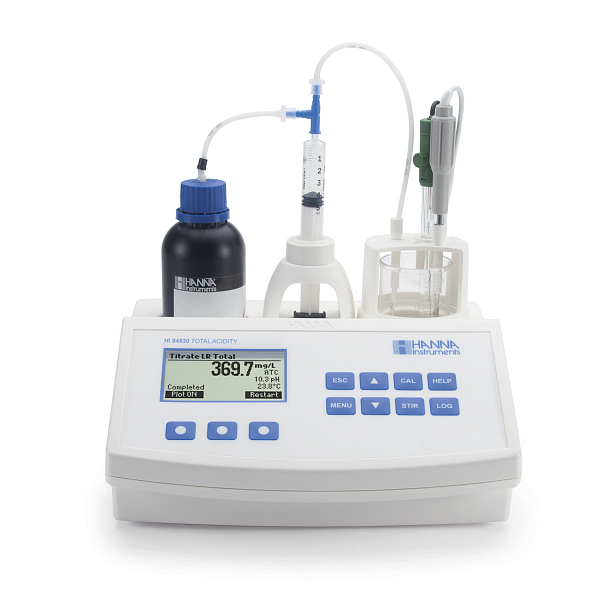 Мини титратор для измерения титруемой кислотности в воде HANNA Instruments HI84530-02